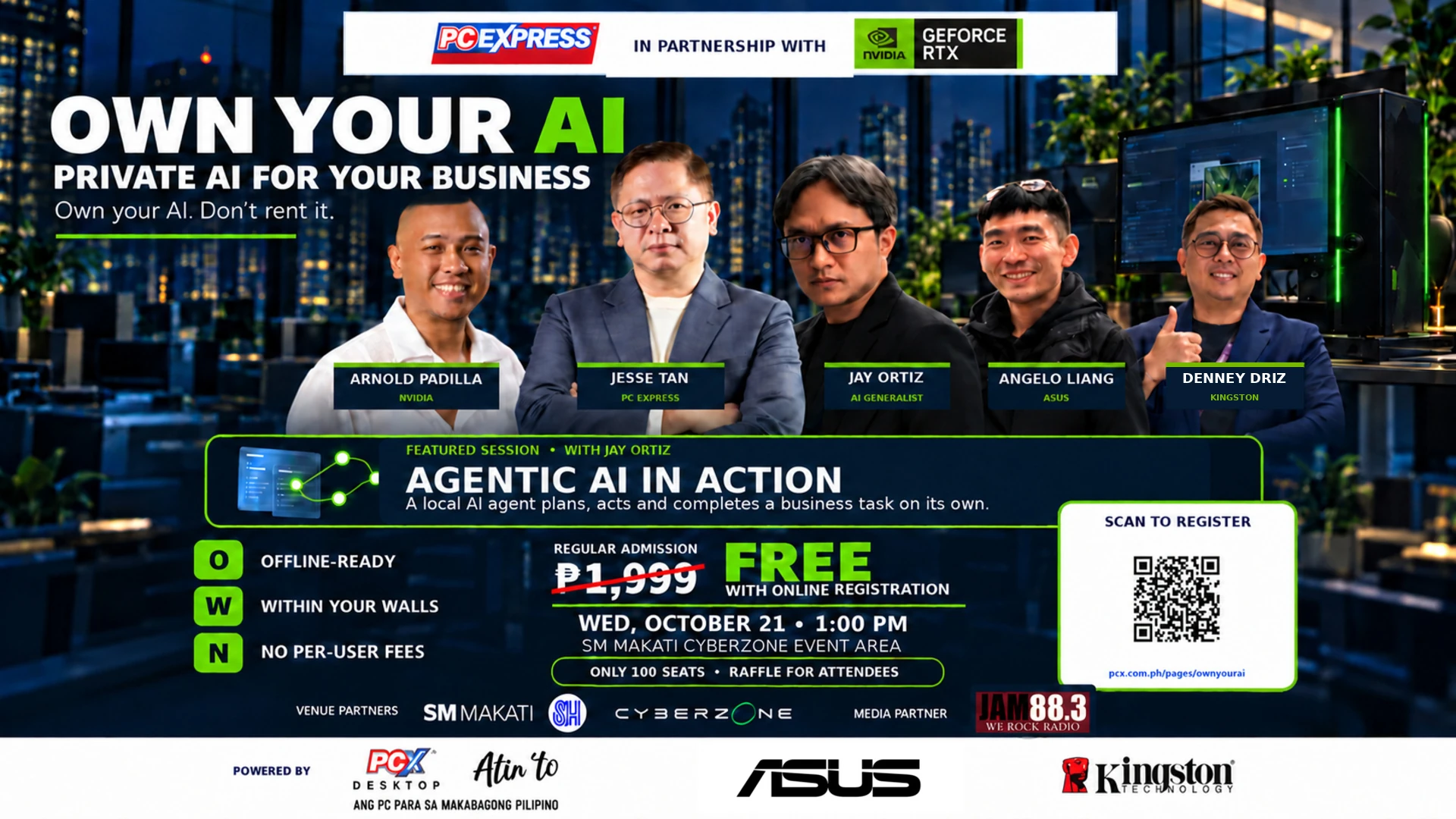 Own Your AI speakers and event details